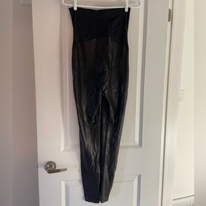 Spanx Maternity Leather Legging size large